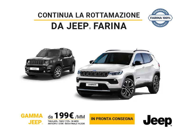 Jeep® Compass - Offerte, prezzo e promozioni