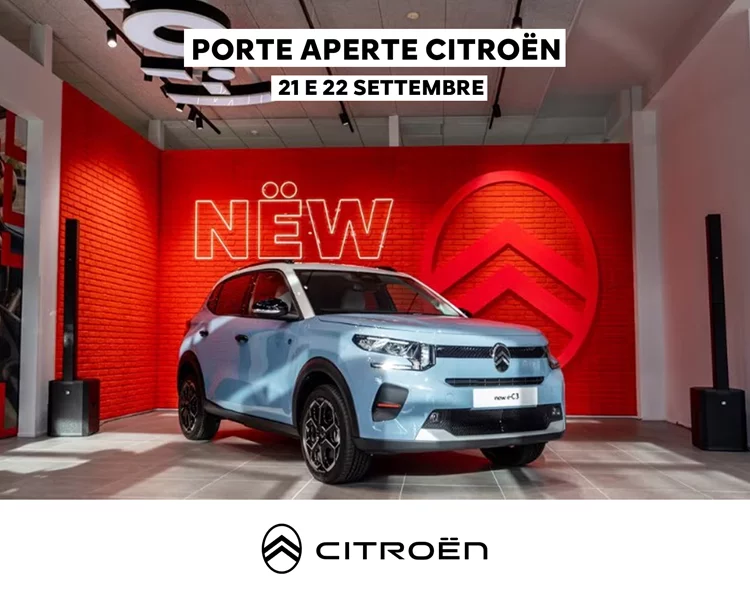 Open Weekend Citroën - Scopri la Nuova Citroën C3